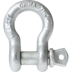 US Cargo Control - Shackles Load Limit (Ton): 12.00 Pin Type: Screw - Exact Tooling