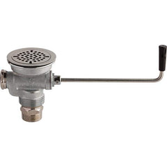 Chicago Faucets - Drain Components; Type: Twist Waste Drain ; Includes: Internal Plug Valve ; Material: Chrome Plated - Exact Tooling