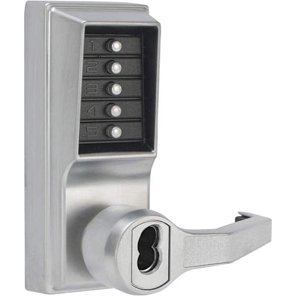 Simplex - Lever Locksets Type: Push-button Lock Door Thickness: 1-3/4 - Exact Tooling