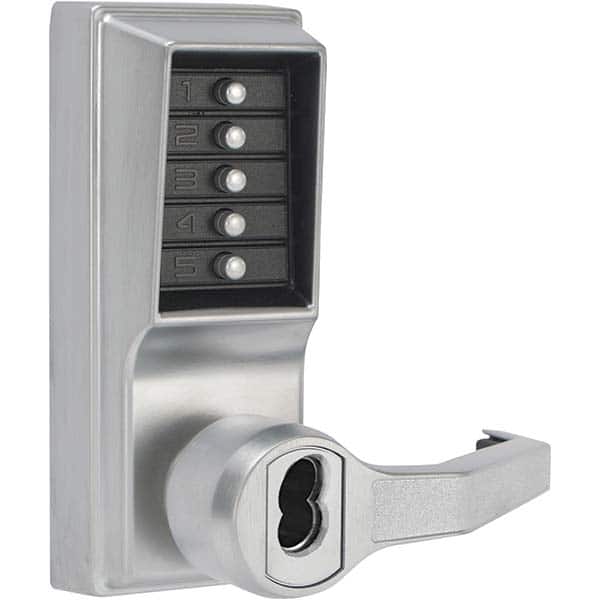 Simplex - Lever Locksets Type: Push-button Lock Door Thickness: 1-3/4 - Exact Tooling