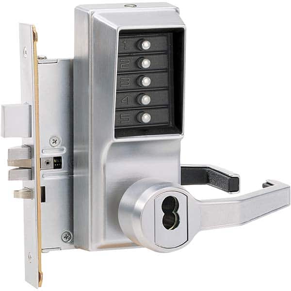 Simplex - Lever Locksets Type: Push-button Lock Door Thickness: 1-3/4 - Exact Tooling
