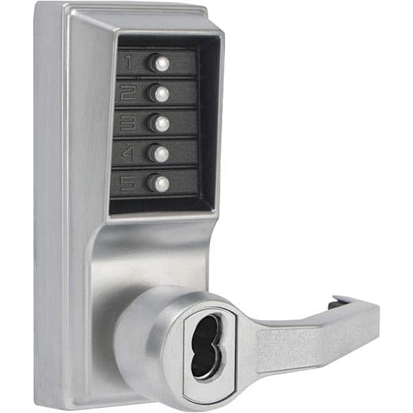 Simplex - Lever Locksets Type: Push-button Lock Door Thickness: 1-3/4 - Exact Tooling