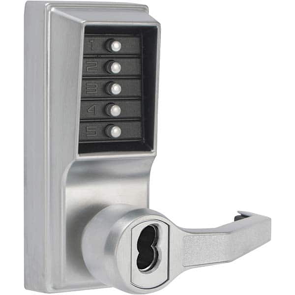 Simplex - Lever Locksets Type: Push-button Lock Door Thickness: 1-3/4 - Exact Tooling