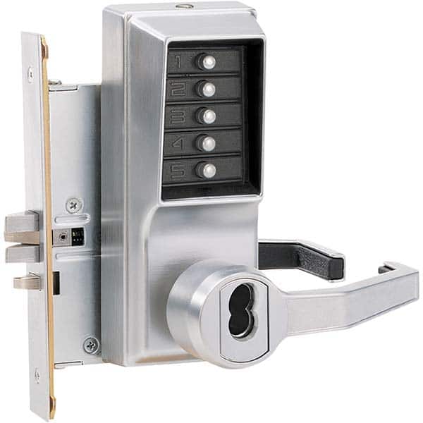 Simplex - Lever Locksets Type: Push-button Lock Door Thickness: 1-3/4 - Exact Tooling