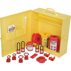 Ability One - Lockout Centers & Stations; Type: Lockout Station ; Equipped or Empty: Equipped ; Maximum Number of Locks: 14 ; Language: English ; Board Coating: None - Exact Tooling