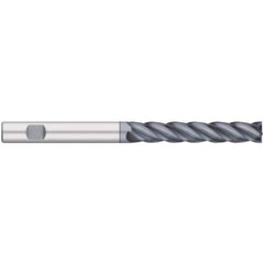 Titan USA - Square End Mills; Mill Diameter (Inch): 1/2 ; Mill Diameter (Decimal Inch): 0.5000 ; Number of Flutes: 4 ; Length of Cut (Inch): 3 ; Length of Cut (Decimal Inch): 3.0000 ; Material: Solid Carbide - Exact Tooling