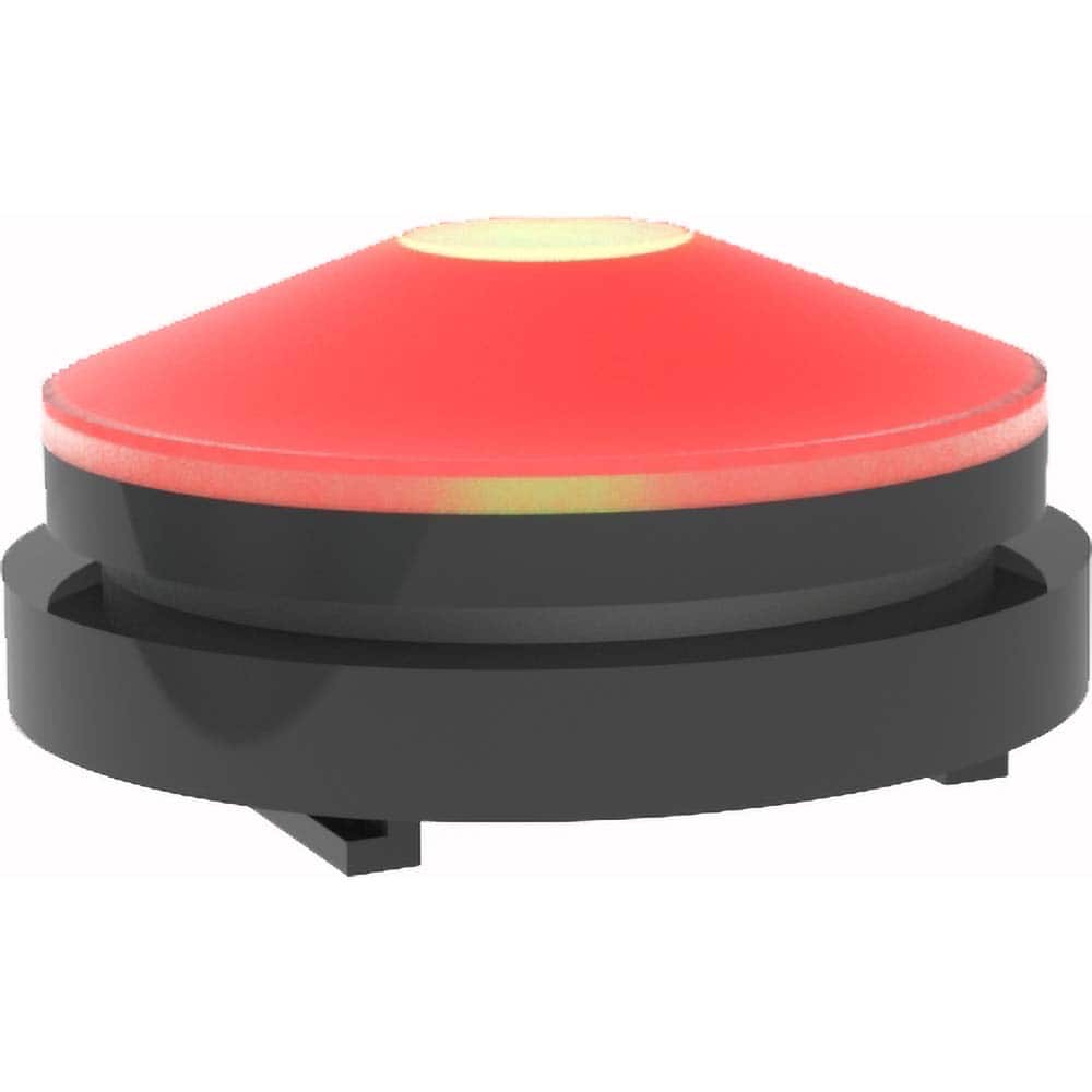 Banner Stakes - Barrier Parts & Accessories; Type: Magnetic Wall Mount Barrier Strobe Light Attachment ; Color: Black; Red ; Height (Inch): 2-1/2 ; Width (Inch): 3 ; Finish/Coating: Matte ; For Use With: Banner Stakes - Exact Tooling