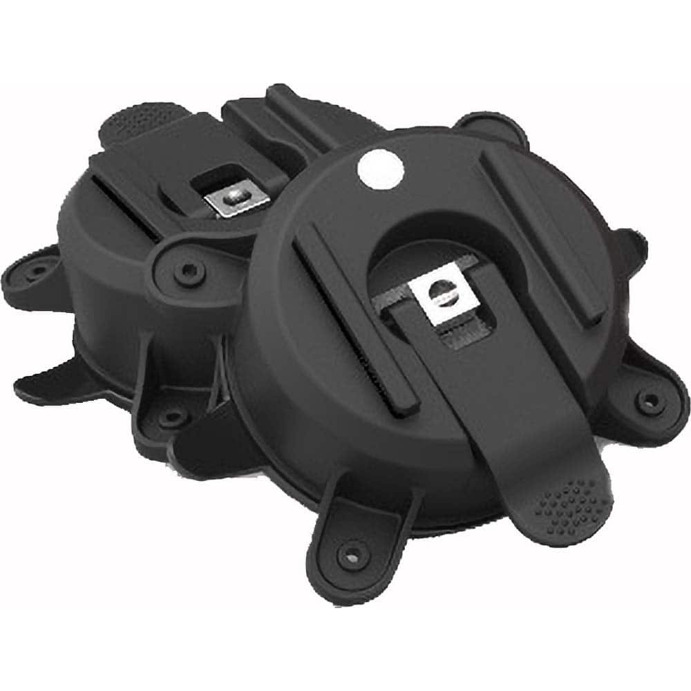 Banner Stakes - Barrier Parts & Accessories; Type: Magnetic Wall Mount Barrier Suction Cup ; Color: Black ; Height (Inch): 2 ; Width (Inch): 3 ; Finish/Coating: Matte ; For Use With: Banner Stakes - Exact Tooling