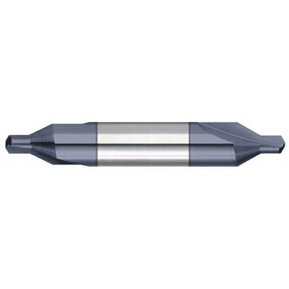 Titan USA - Combination Drill & Countersinks; Material: High Speed Steel ; Included Angle: 60 ; Trade Size: #00 ; Body Diameter (Inch): 1/8 ; Body Diameter (Decimal Inch): 1/8 ; Overall Length (Inch): 1-1/4 - Exact Tooling