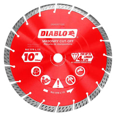 Freud - Wet & Dry-Cut Saw Blades; Blade Diameter (Inch): 10 ; Blade Material: Diamond-Tipped ; Arbor Style: Standard Round ; Arbor Hole Diameter (Inch): 5/8; 7/8 ; Arbor Hole Diameter (Decimal Inch): 5/8; 7/8 ; Application: Cutting Masonry - Exact Tooling