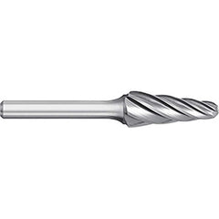 Titan USA - Burrs; Head Shape: Taper ; Industry Specification: SL-6NF ; Tooth Style: Aluma Cut ; Cutting Diameter (Inch): 5/8 ; Cutting Diameter (Decimal Inch): 0.6250 ; Shank Diameter (Inch): 1/4 - Exact Tooling