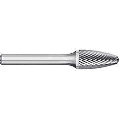 Titan USA - Burrs; Head Shape: Tree w/Radius ; Industry Specification: SF-7 ; Tooth Style: Single Cut ; Cutting Diameter (Inch): 3/4 ; Cutting Diameter (Decimal Inch): 0.7500 ; Shank Diameter (Inch): 1/4 - Exact Tooling