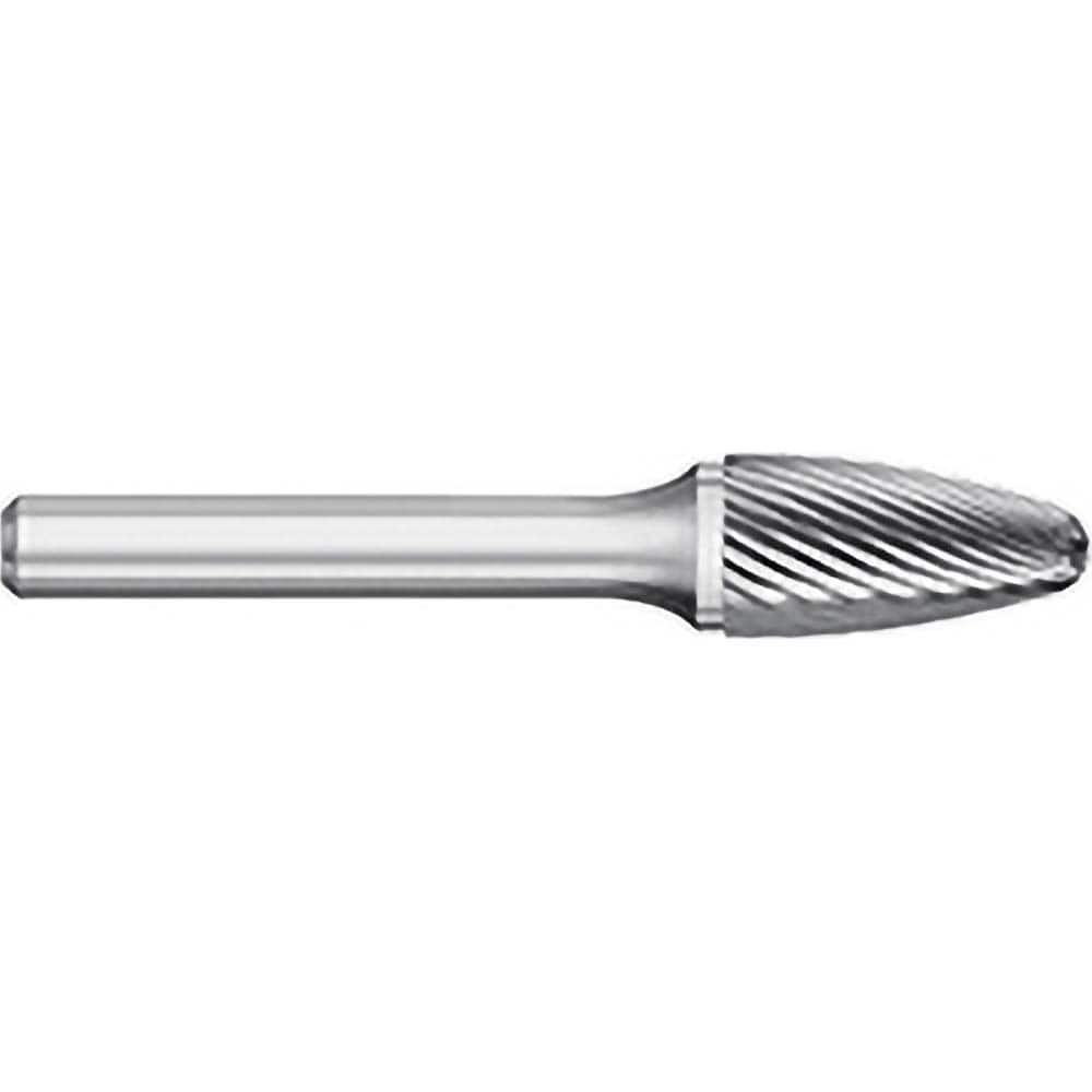 Titan USA - Burrs; Head Shape: Tree w/Radius ; Industry Specification: SF-5 ; Tooth Style: Single Cut ; Cutting Diameter (Inch): 1/2 ; Cutting Diameter (Decimal Inch): 0.5000 ; Shank Diameter (Inch): 1/4 - Exact Tooling