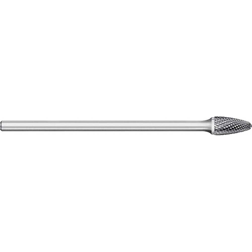 Titan USA - Burrs; Head Shape: Tree w/Radius ; Industry Specification: SF-42L3 ; Tooth Style: Double Cut ; Cutting Diameter (Inch): 1/8 ; Cutting Diameter (Decimal Inch): 0.1250 ; Shank Diameter (Inch): 1/8 - Exact Tooling