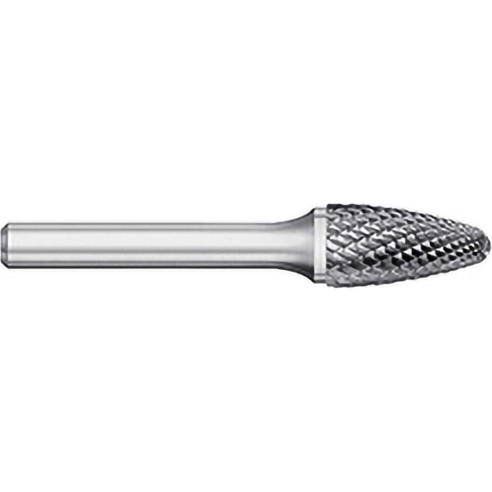 Titan USA - Burrs; Head Shape: Tree w/Radius ; Industry Specification: SF-15 ; Tooth Style: Double Cut ; Cutting Diameter (Inch): 3/4 ; Cutting Diameter (Decimal Inch): 0.7500 ; Shank Diameter (Inch): 1/4 - Exact Tooling