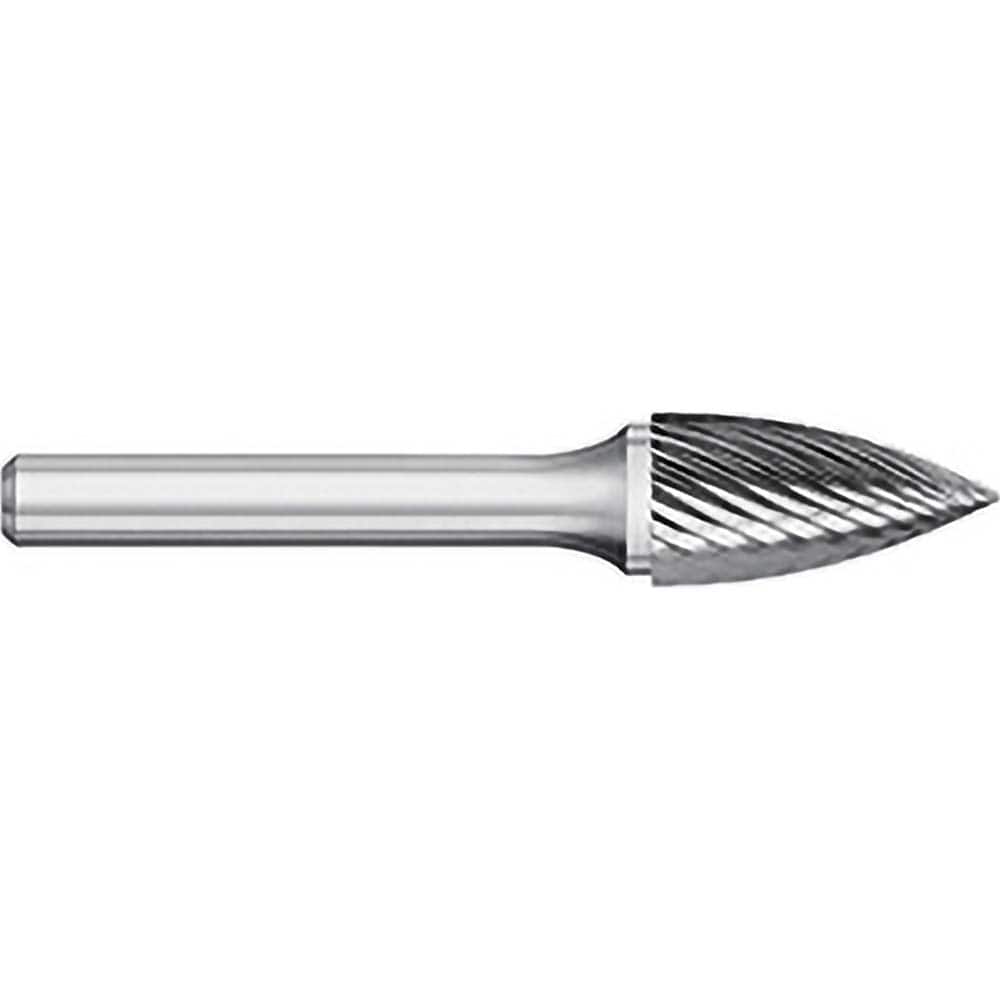 Titan USA - Burrs; Head Shape: Tree ; Industry Specification: SG-7 ; Tooth Style: Single Cut ; Cutting Diameter (Inch): 3/4 ; Cutting Diameter (Decimal Inch): 0.7500 ; Shank Diameter (Inch): 1/4 - Exact Tooling