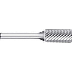 Titan USA - Burrs; Head Shape: Cylinder ; Industry Specification: SA-11 ; Tooth Style: Single Cut ; Cutting Diameter (Inch): 1/8 ; Cutting Diameter (Decimal Inch): 0.1250 ; Shank Diameter (Inch): 1/4 - Exact Tooling