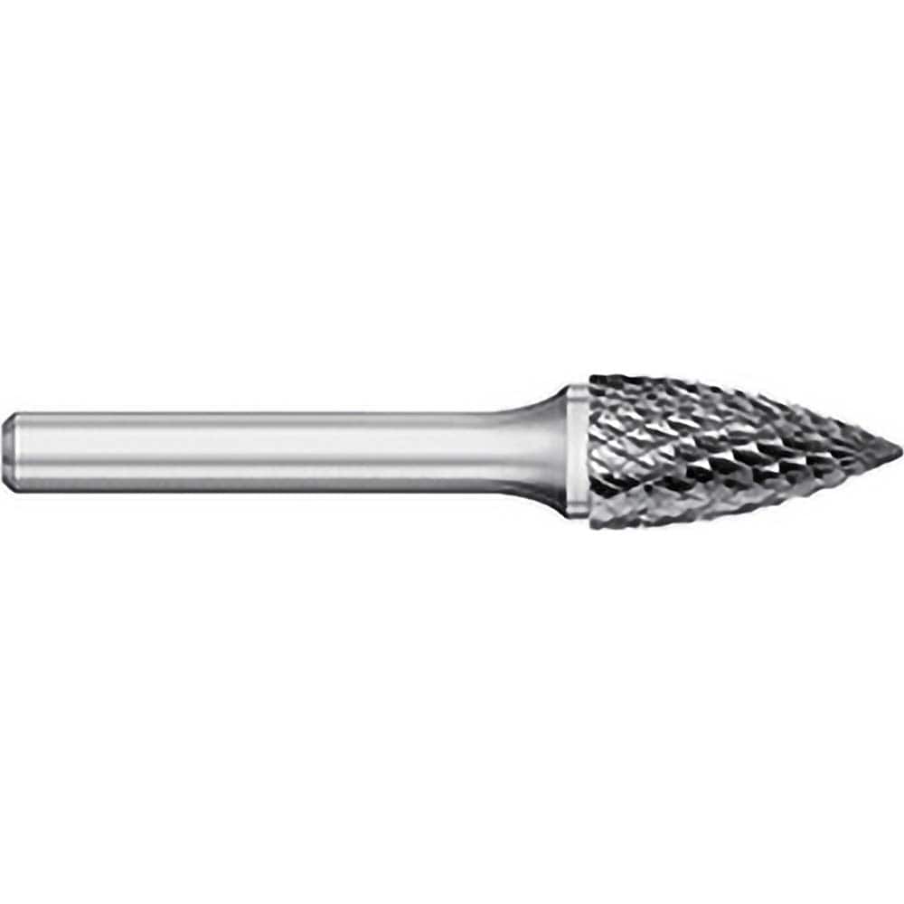 Titan USA - Burrs; Head Shape: Tree ; Industry Specification: SG-3 ; Tooth Style: Double Cut ; Cutting Diameter (Inch): 3/8 ; Cutting Diameter (Decimal Inch): 0.3750 ; Shank Diameter (Inch): 1/4 - Exact Tooling