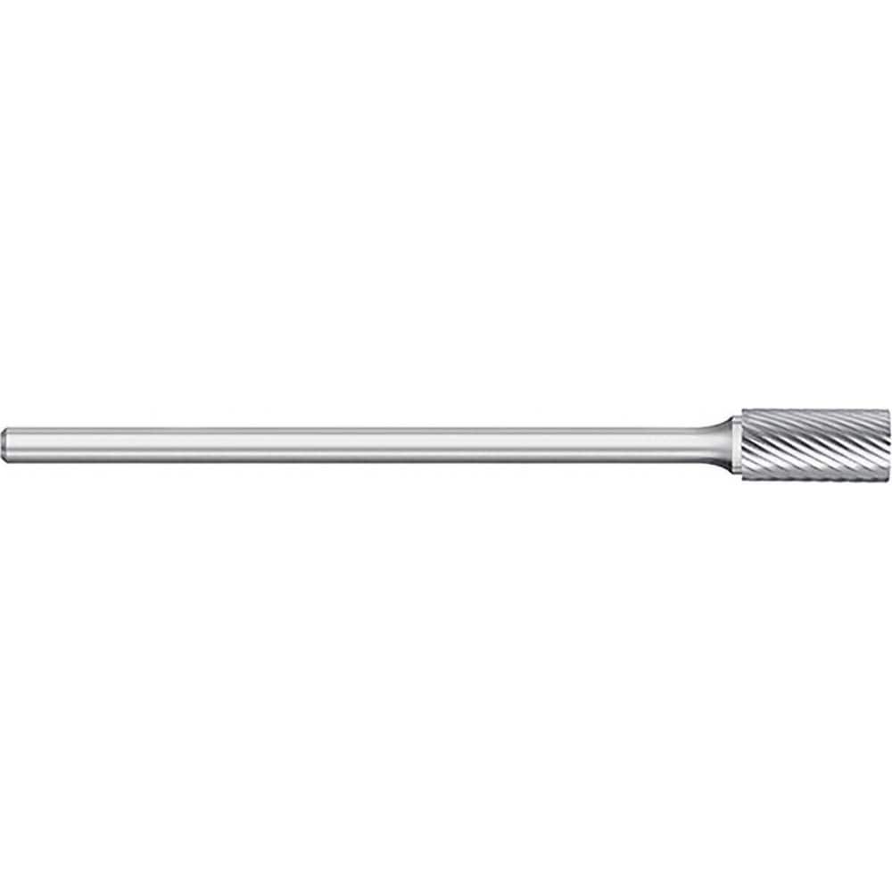 Titan USA - Burrs; Head Shape: Cylinder ; Industry Specification: SA-42L2 ; Tooth Style: Single Cut ; Cutting Diameter (Decimal Inch): 0.0938 ; Shank Diameter (Inch): 1/8 ; Shank Diameter (Decimal Inch): 1/8 - Exact Tooling