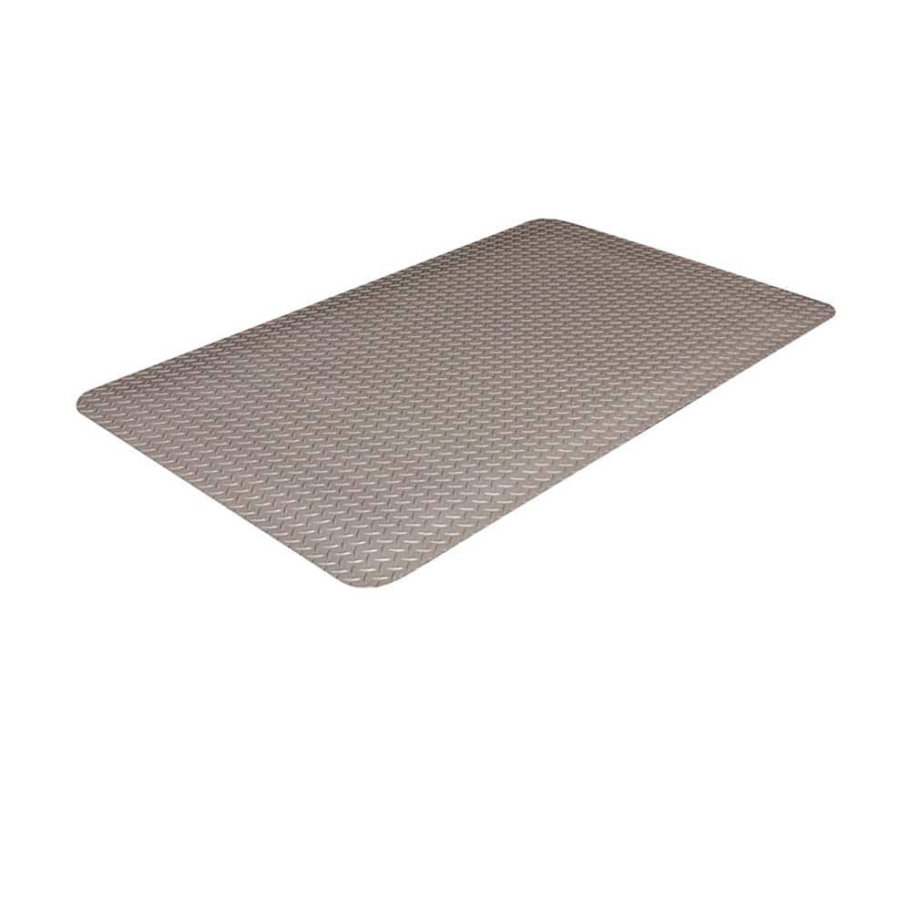 Crown Matting - Anti-Fatigue Matting; Dry or Wet Environment: Dry ; Length (Feet): 75.000 ; Width (Inch): 48 ; Width (Feet): 4.00 ; Thickness (Inch): 5/8 ; Surface Pattern: Diamond-Plate; Raised Diamond Pattern - Exact Tooling