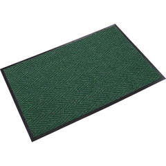 Crown Matting - Entrance Matting; Indoor or Outdoor: Indoor ; Traffic Type: Medium Duty ; Surface Material: Polypropylene ; Base Material: Vinyl ; Surface Pattern: V-Ribbed ; Color: Forest Green - Exact Tooling