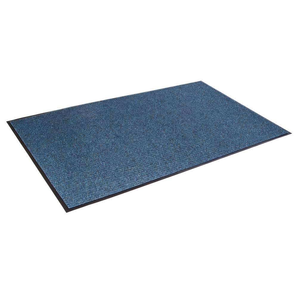 Crown Matting - Entrance Matting; Indoor or Outdoor: Indoor ; Traffic Type: Light ; Surface Material: Polypropylene ; Base Material: Vinyl ; Surface Pattern: Ribbed ; Color: Blue - Exact Tooling