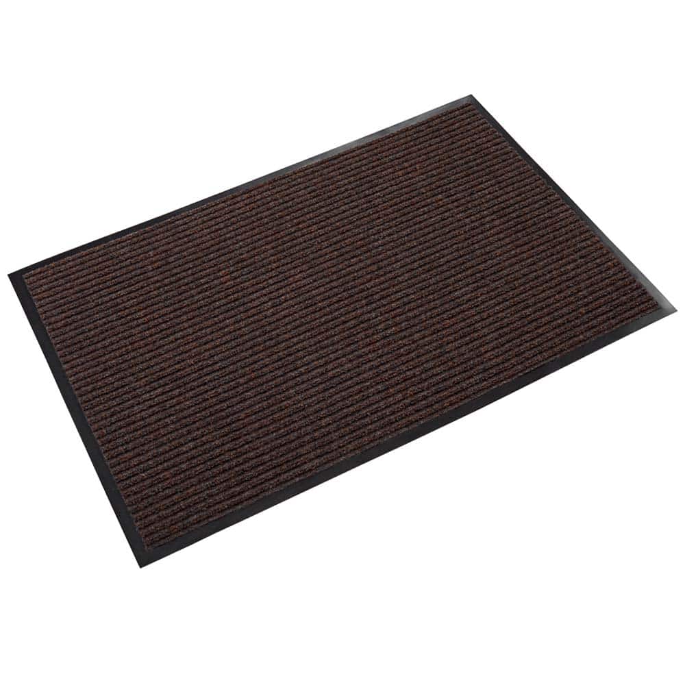 Crown Matting - Entrance Matting; Indoor or Outdoor: Indoor ; Traffic Type: Light ; Surface Material: Polypropylene ; Base Material: Vinyl ; Surface Pattern: Ribbed ; Color: Brown - Exact Tooling