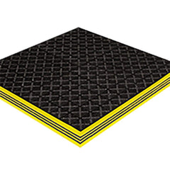 Crown Matting - Anti-Fatigue Matting; Dry or Wet Environment: Wet ; Length (Feet): 5.000 ; Width (Inch): 39 ; Thickness (Inch): 3/4 ; Surface Pattern: Molded; Raised Squares ; Surface Material: Nitrile Blend - Exact Tooling