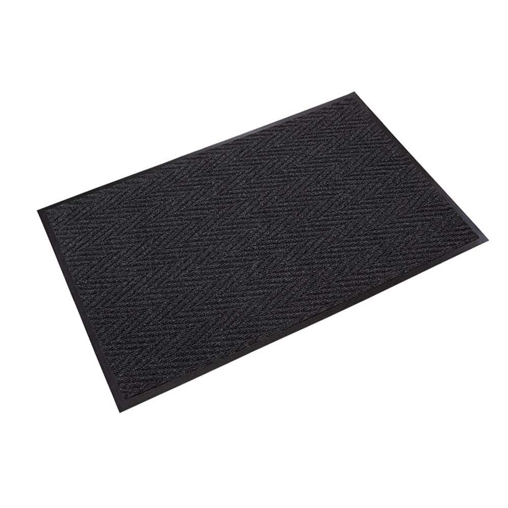 Crown Matting - Entrance Matting; Indoor or Outdoor: Indoor ; Traffic Type: Medium Duty ; Surface Material: Polypropylene ; Base Material: Vinyl ; Surface Pattern: V-Ribbed ; Color: Charcoal - Exact Tooling