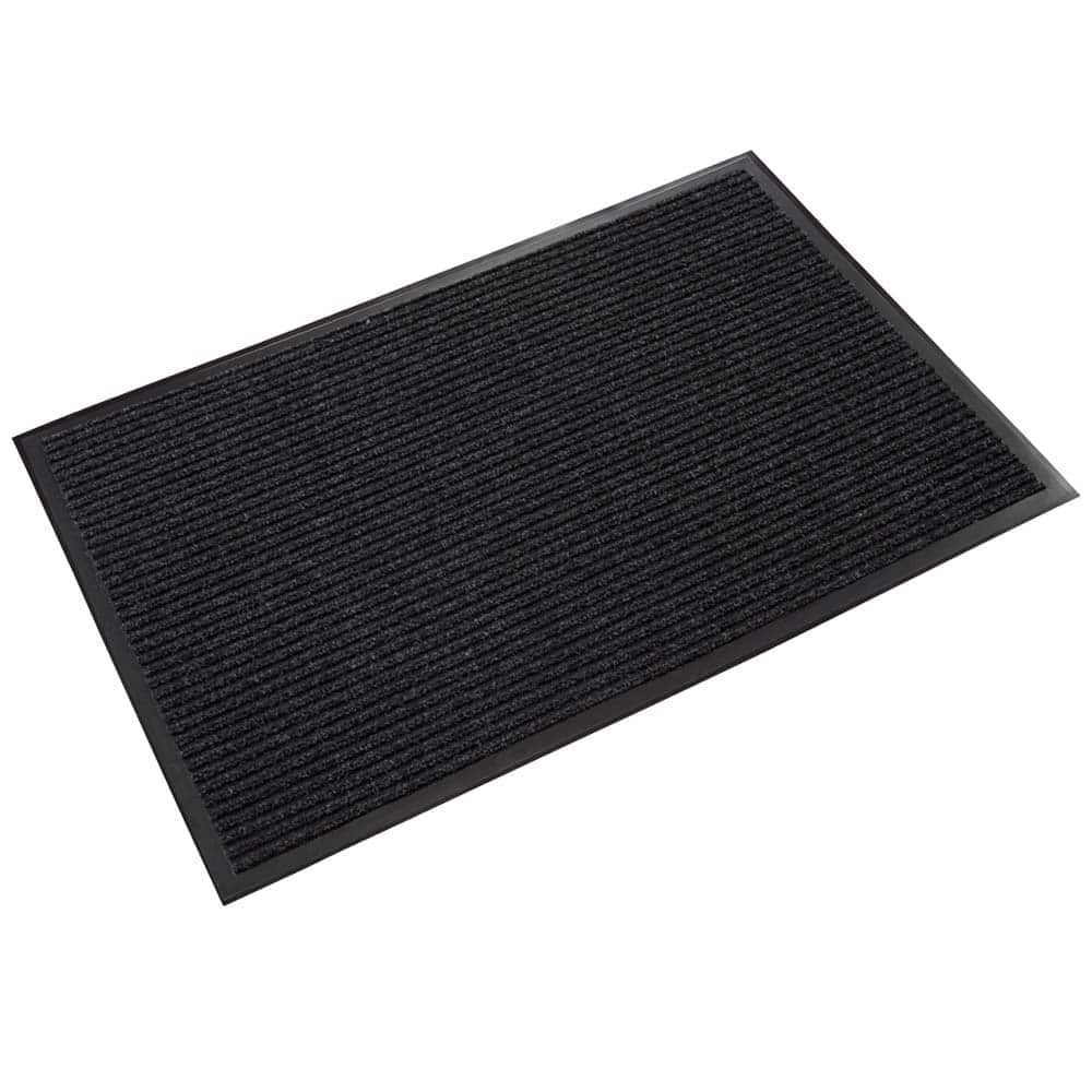 Crown Matting - Entrance Matting; Indoor or Outdoor: Indoor ; Traffic Type: Light ; Surface Material: Polypropylene ; Base Material: Vinyl ; Surface Pattern: Ribbed ; Color: Charcoal - Exact Tooling