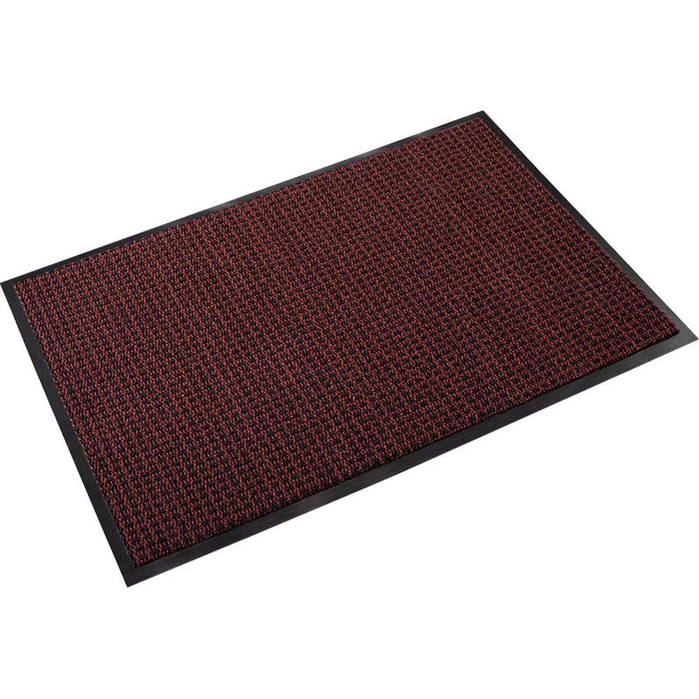 Crown Matting - Entrance Matting; Indoor or Outdoor: Indoor ; Traffic Type: Heavy, Medium & Light; Heavy Duty ; Surface Material: Polypropylene ; Base Material: Nitrile; Vinyl ; Surface Pattern: Cut Pile; Looped ; Color: Black/Burgundy - Exact Tooling