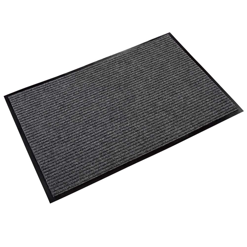 Crown Matting - Entrance Matting; Indoor or Outdoor: Indoor ; Traffic Type: Light ; Surface Material: Polypropylene ; Base Material: Vinyl ; Surface Pattern: Ribbed ; Color: Gray - Exact Tooling