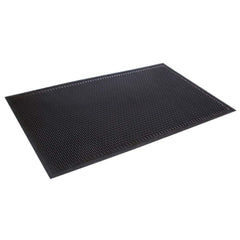Crown Matting - Entrance Matting; Indoor or Outdoor: Outdoor ; Traffic Type: Heavy, Medium & Light ; Surface Material: SBR Rubber ; Base Material: SBR Rubber; Grease Resistant Rubber ; Surface Pattern: Molded; Raised Bars ; Color: Black - Exact Tooling