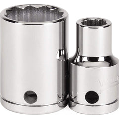 Williams - Hand Sockets; Drive Size (Inch): 1/2 ; Size (Inch): 3/4 ; Type: Standard ; Tool Type: Tethered Hand Socket ; Number of Points: 12 ; Finish/Coating: Chrome - Exact Tooling