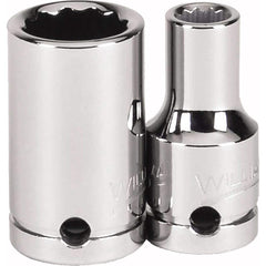 Williams - Hand Sockets; Drive Size (Inch): 1/4 ; Size (Inch): 7/32 ; Type: Standard ; Tool Type: Tethered Hand Socket ; Number of Points: 12 ; Finish/Coating: Chrome - Exact Tooling