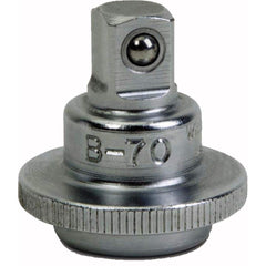 Williams - Ratchets; Tool Type: Tethered Ratchet Spinner ; Drive Size (Inch): 3/8 ; Head Shape: Cylinder; Square ; Head Features: Standard ; Finish/Coating: Chrome ; Overall Length (Inch): 1-1//4 - Exact Tooling