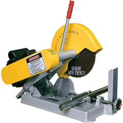 Everett - Chop & Cut-Off Saws; Cutting Style: Straight ; Blade Diameter (Inch): 10 ; Arbor Hole Size (Inch): 5/8 ; Phase: 3 phase ; Cutting Capacity in Solids at 90? (Inch): 1.5 ; Cutting Capacity in Pipe at 90? (Inch): 2 - Exact Tooling