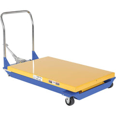 Vestil - Lifting Tables; Type: Scissor Cart ; Lift Style: Scissor ; Style: Foot Pump ; Load Capacity (Lb.): 1500.000 ; Minimum Height (Inch): 10-1/2 ; Lift Height (Inch): 42-1/2 - Exact Tooling