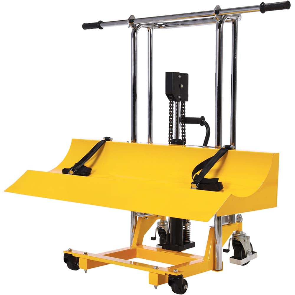 Vestil - Manually Operated Lifts; Type: Transporter ; Load Capacity (Lb.): 880.000 ; Lift Height (Inch): 34 ; Width (Inch): 47-1/4 ; Length: 26-7/8 (Inch); Length: 26-7/8 (Inch) - Exact Tooling