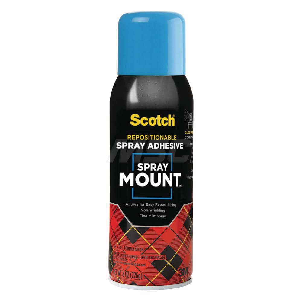 3M - Spray Adhesives; Container Size Range: 8 oz. - Exact Tooling