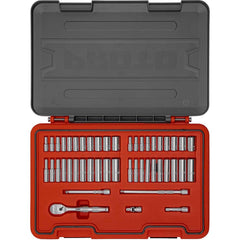 Proto - Socket Sets; Measurement Type: Metric; SAE ; Drive Size: 1/4 ; Minimum Size (Inch): 3/8 ; Maximum Size (mm): 14.00 ; Maximum Size (Inch): 9/16 ; Tool Type: Socket Set - Exact Tooling