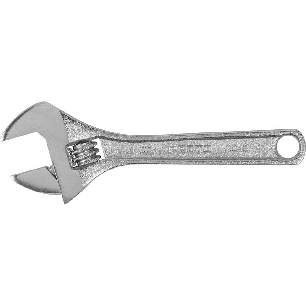 Proto - Adjustable Wrenches; Wrench Type: Adjustable ; Wrench Size (Inch): 4 ; Jaw Capacity (Inch): 1/2 ; Material: Steel ; Finish/Coating: Chrome ; ANSI Spec: B107.8m - Exact Tooling