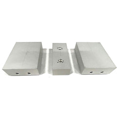 TE-CO - Vise Jaw Sets; Jaw Width (mm): 152.4 ; Jaw Width (Inch): 6 ; Jaw Width (Decimal Inch): 6 ; Set Type: Component Kit ; Material: Aluminum ; Vise Compatibility: 4" Vises - Exact Tooling