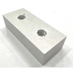 TE-CO - Vise Jaws; Jaw Shape: Flat ; Jaw Width (mm): 254 ; Jaw Width (Inch): 10 ; Jaw Width (Decimal Inch): 10 ; Jaw Height (mm): 63.5 ; Jaw Height (Inch): 2.5 - Exact Tooling