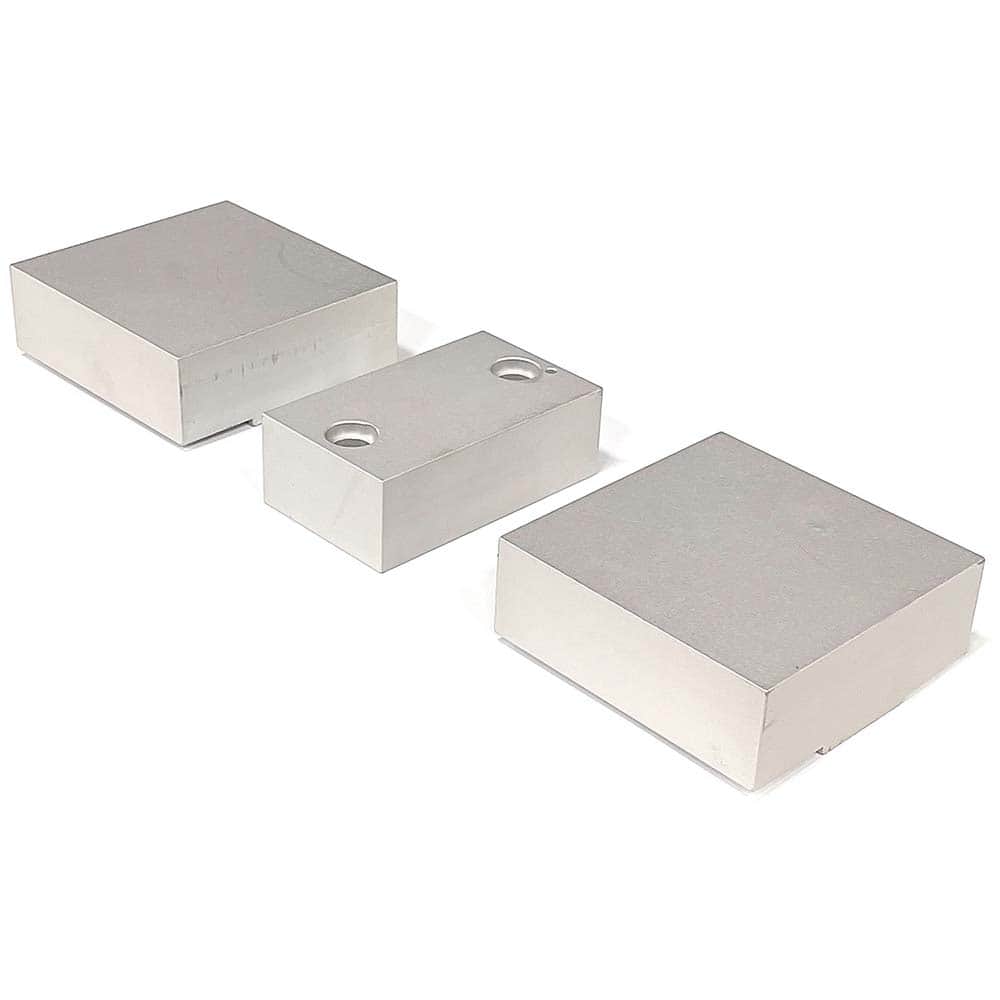 TE-CO - Vise Jaw Sets; Jaw Width (mm): 152.4 ; Jaw Width (Inch): 6 ; Jaw Width (Decimal Inch): 6 ; Set Type: Component Kit ; Material: Aluminum ; Vise Compatibility: 6" Vises - Exact Tooling