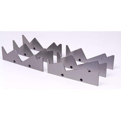 TE-CO - Vise Accessories; Product Type: Mill Angle ; Product Compatibility: 8" Vises ; Number of Pieces: 6 ; Material: Steel ; Jaw Width (Inch): 8 ; Product Length (Inch): 0.118 - Exact Tooling