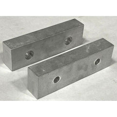 TE-CO - Vise Jaw Sets; Jaw Width (mm): 101.6 ; Jaw Width (Inch): 4 ; Jaw Width (Decimal Inch): 4 ; Set Type: Component Kit ; Material: Aluminum ; Vise Compatibility: 4" Vises - Exact Tooling