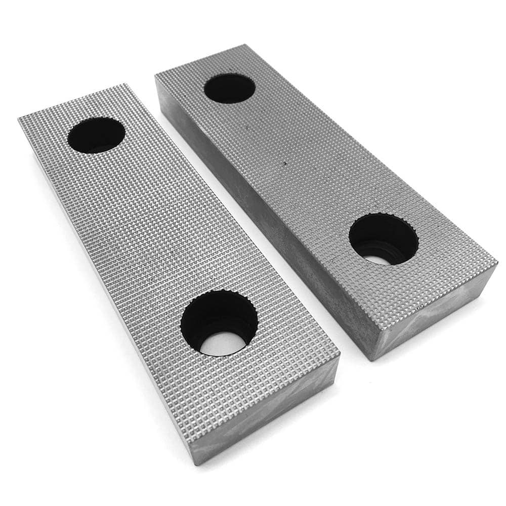 TE-CO - Vise Jaw Sets; Jaw Width (mm): 152.4 ; Jaw Width (Inch): 6 ; Jaw Width (Decimal Inch): 6 ; Set Type: Component Kit ; Material: Steel ; Vise Compatibility: 6" Vises - Exact Tooling