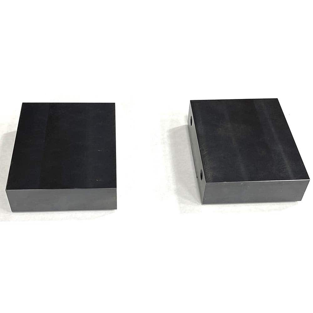 TE-CO - Vise Jaw Sets; Jaw Width (mm): 152.4 ; Jaw Width (Inch): 6 ; Jaw Width (Decimal Inch): 6 ; Set Type: Component Kit ; Material: Steel ; Vise Compatibility: 6" Vises - Exact Tooling