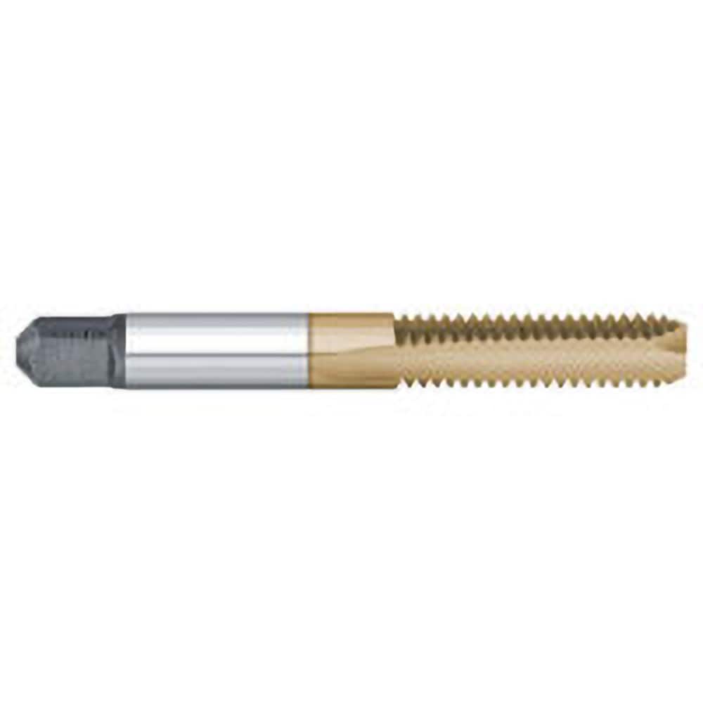 Titan USA - Spiral Point Taps; Thread Size (Inch): 5/16-24 ; Number of Flutes: 2 ; Chamfer: Bottoming ; Class of Fit: 2B/3B ; Thread Limit: H3 ; Finish/Coating: TiN - Exact Tooling
